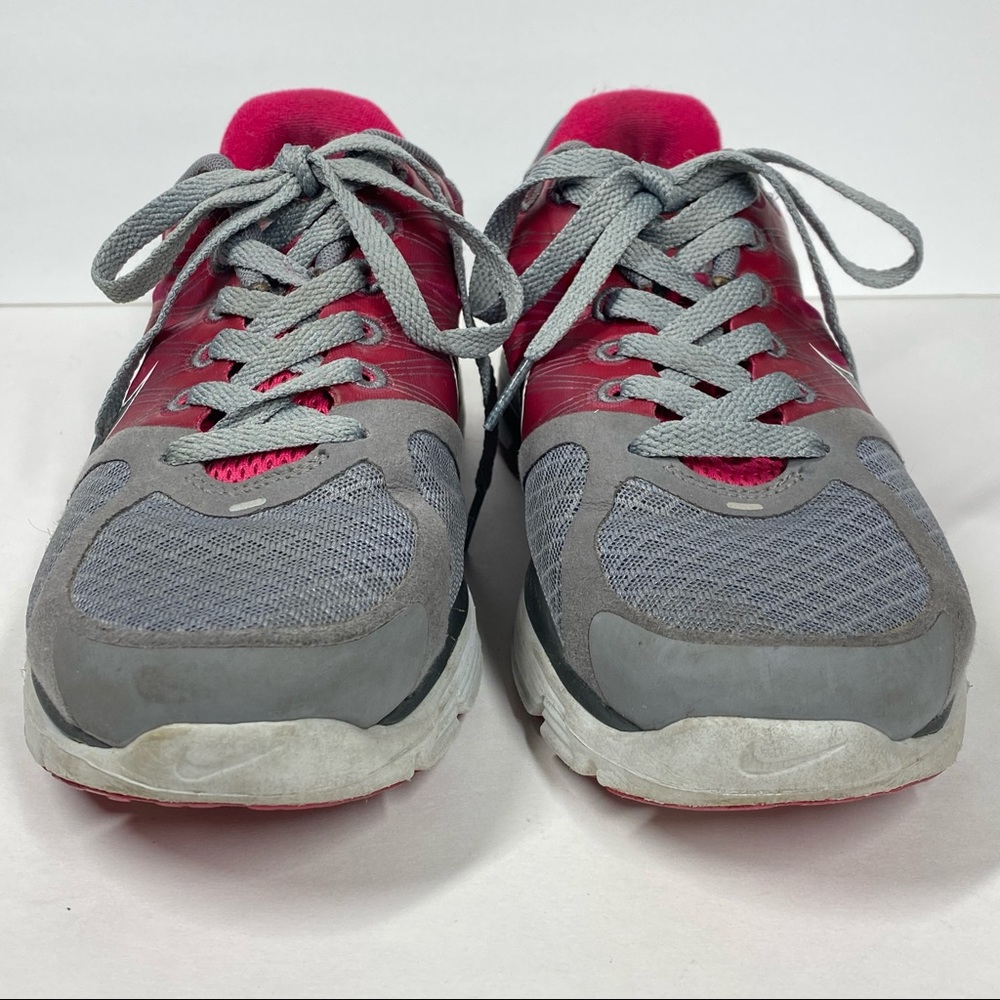 Nike Lunarglide 2 Running Sneakers Gray Pink Sz 8 - Picture 3 of 10